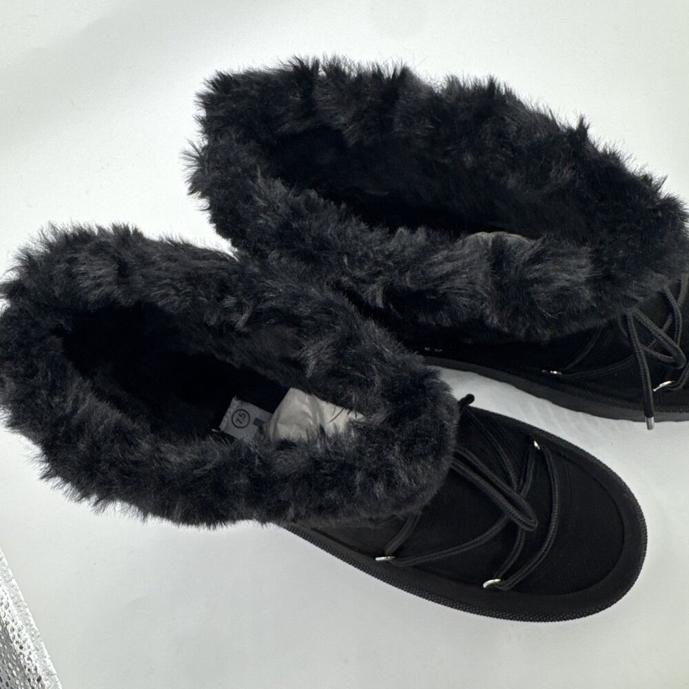 TAXI Women’s Moon Boots Faux Fur Winter Snow Boots Size 7.5 NEW - Picture 8 of 9
